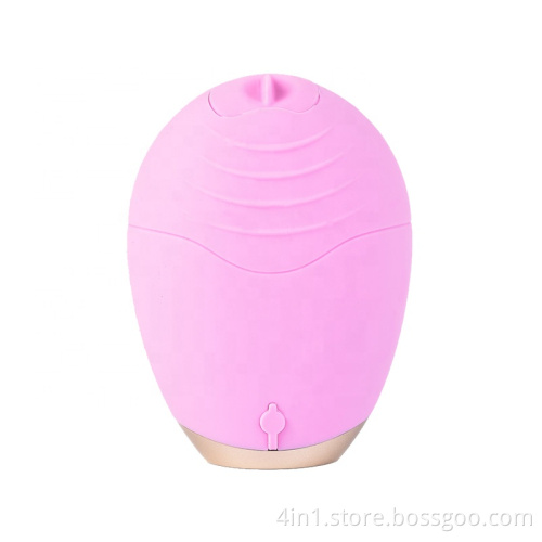 Electric Facial Cleansing Silicone Brush Ultrasonic Cleaner
